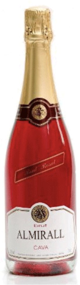 Ampolla de cava Almirall Brut Rosat