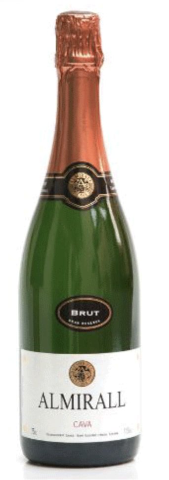 Ampolla de cava Almirall Gran Reserva Brut