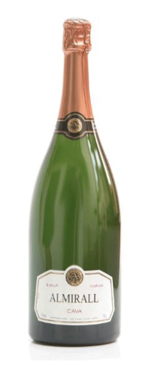 Ampolla de cava Almirall Màgnum