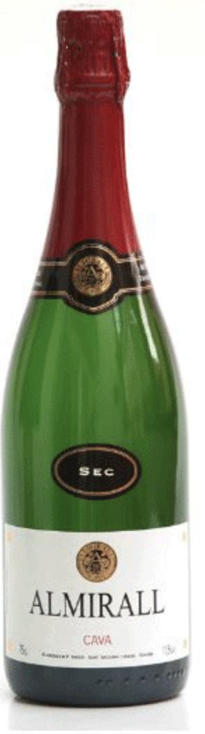 Ampolla de cava Almirall Sec