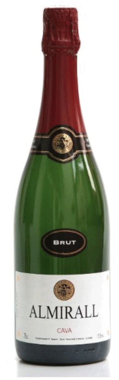 Ampolla de cava Almirall Brut